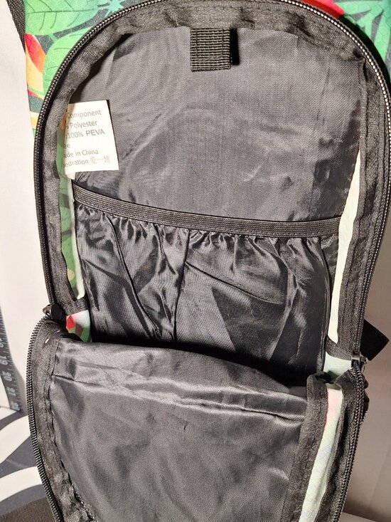 Vibedration Hydration Backpack w/o bladder - Tropical - Used main image 7